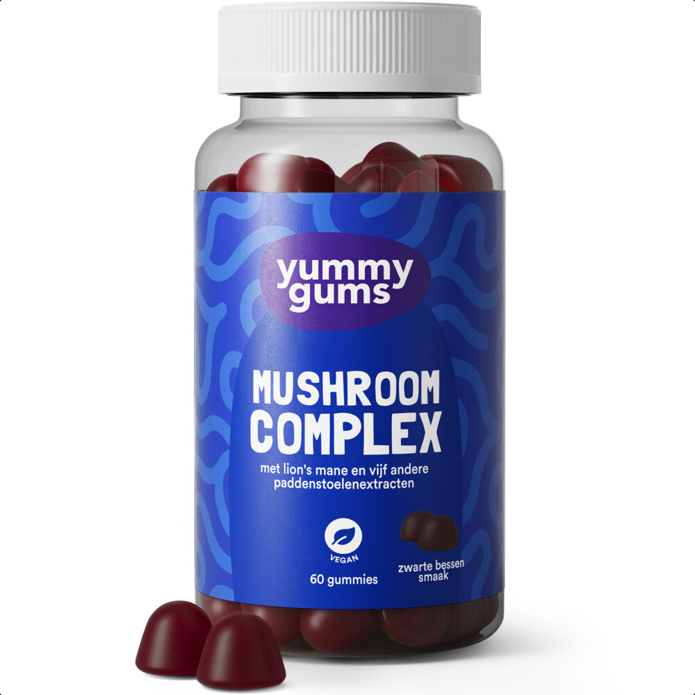 Gratis Verzending: Yummygums Mushroom Complex 60 stuks