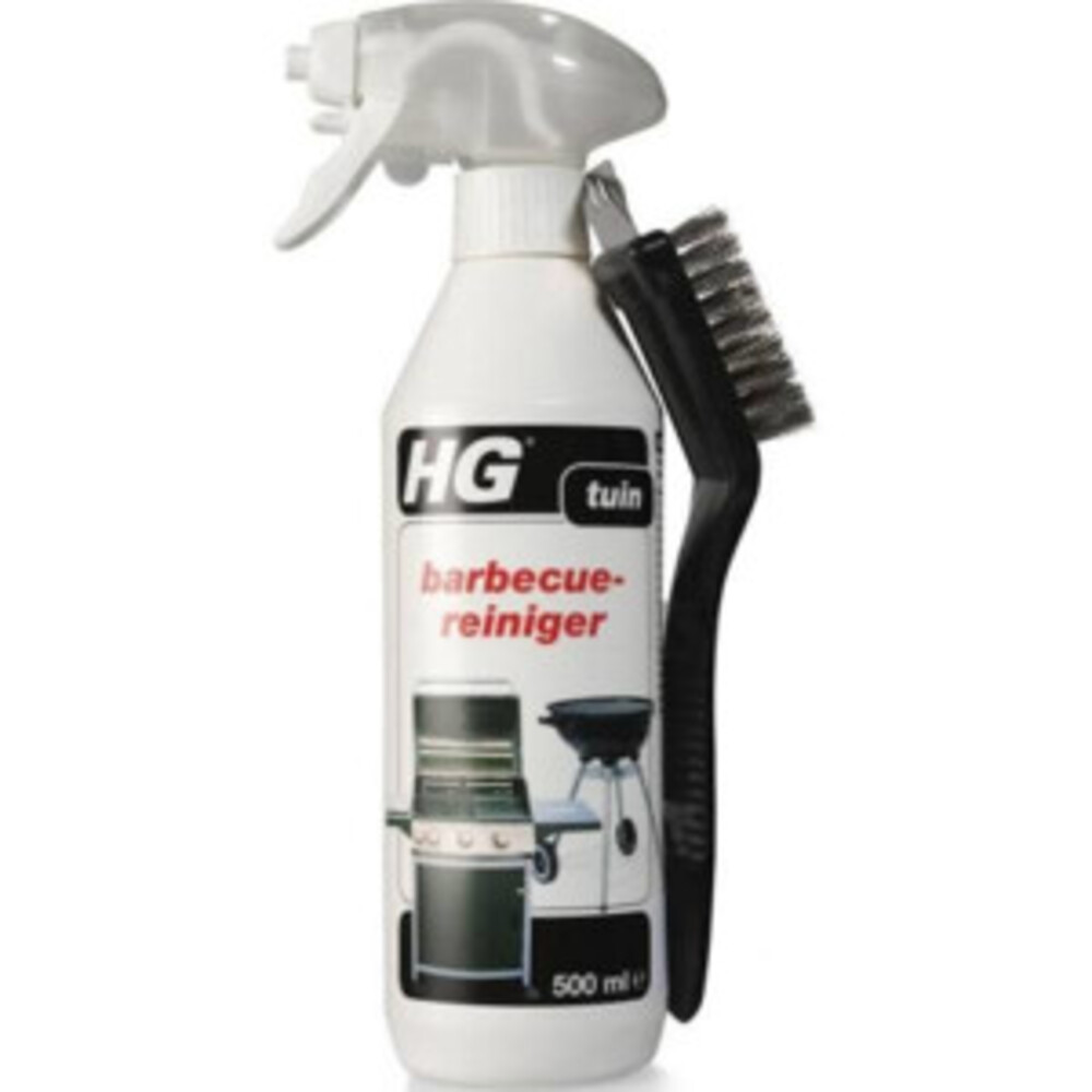 HG BBQ Reiniger met BBQ Borstel 500 ml