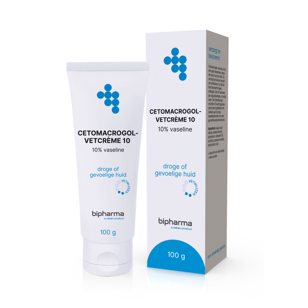 Bipharma Cetomacrogol-vetcreme 10% 100 gr