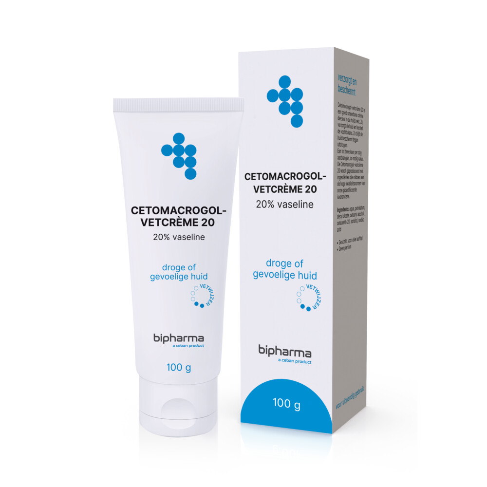 Bipharma Cetomacrogol-vetcreme 20% 100 gr