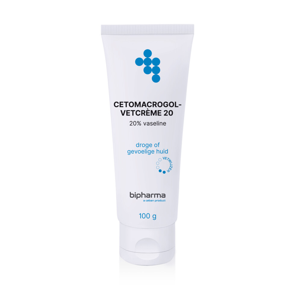 Bipharma Cetomacrogol-vetcreme 20% Tube Los 100 gr