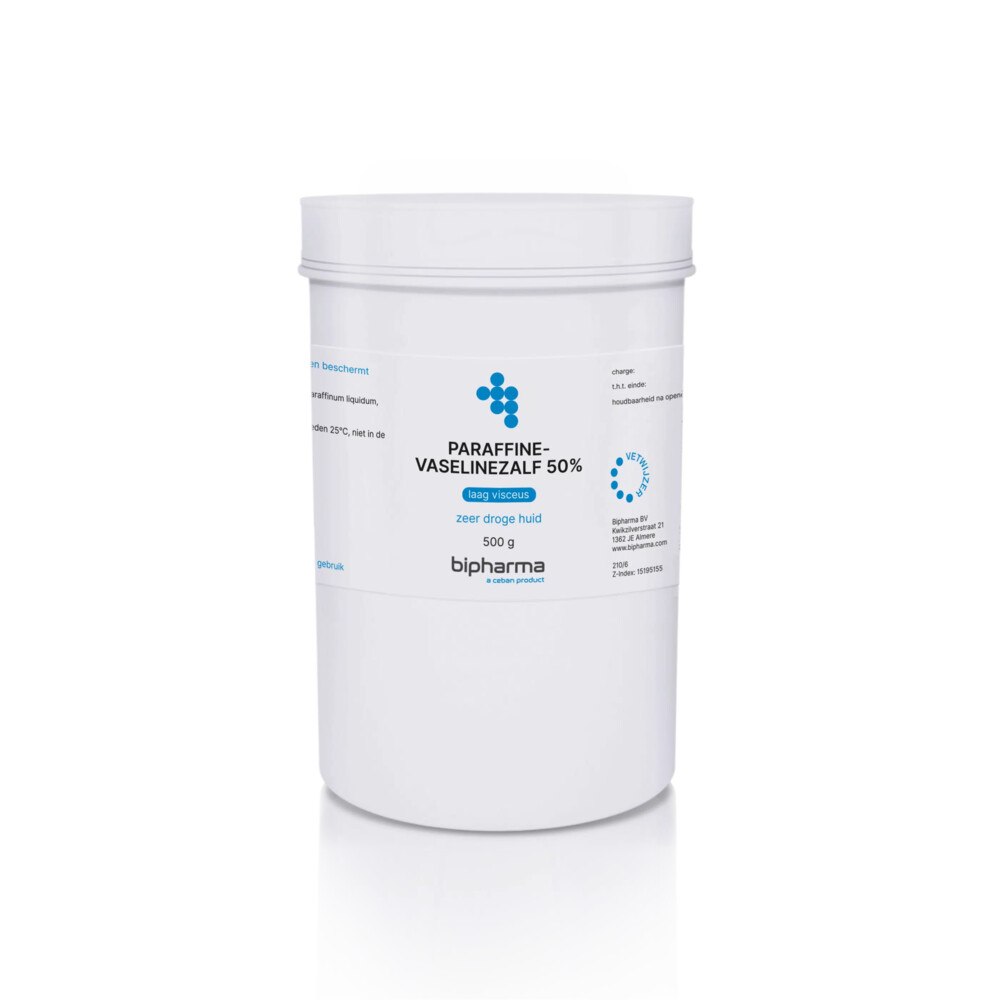 Bipharma Paraffine Vaselinezalf 50% 500 gr