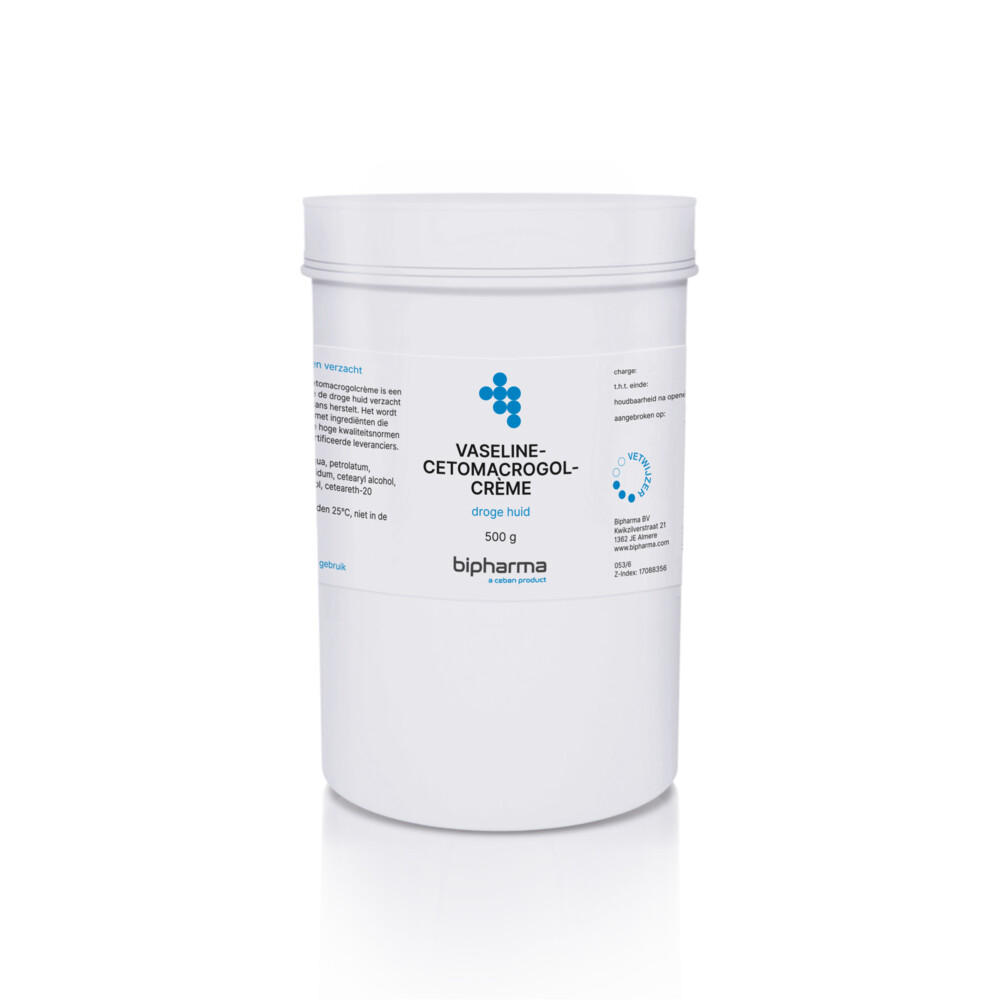 Bipharma Vaseline Cetomacrogolcrème 500 gr