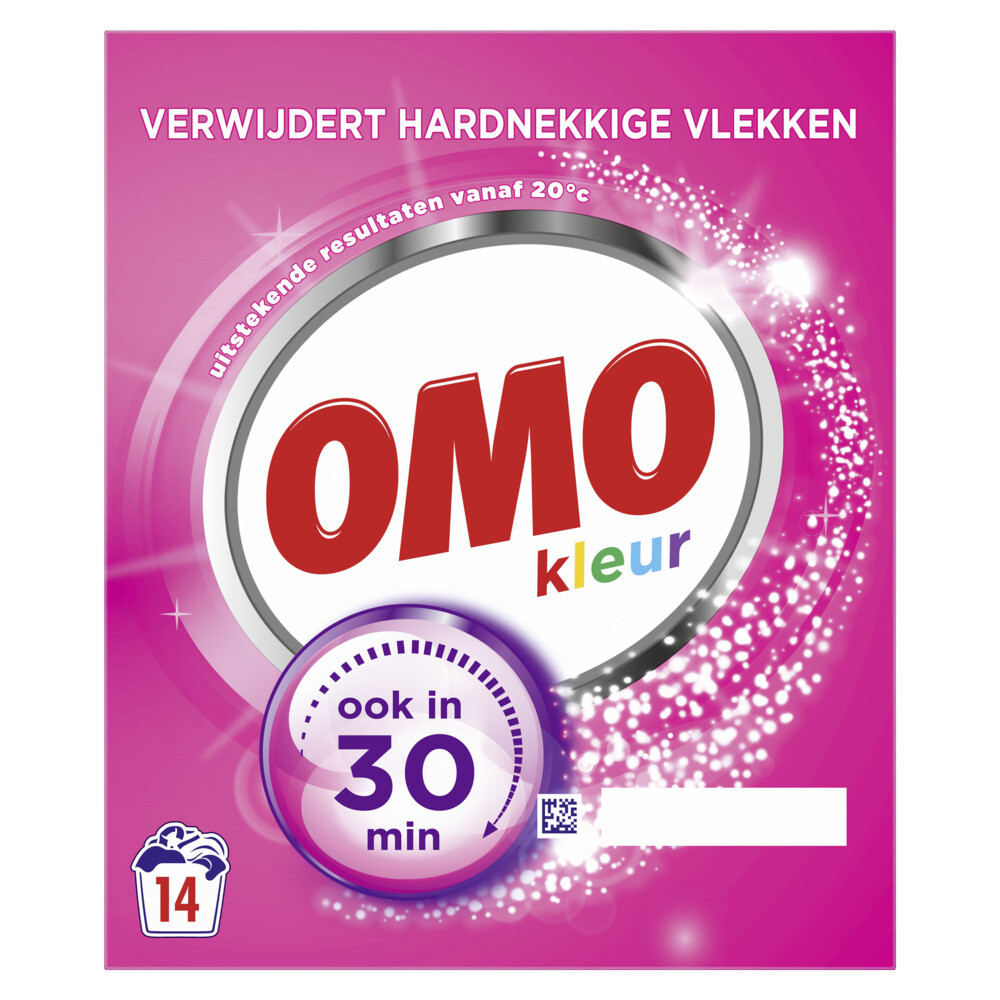 2+2 gratis: OMO Waspoeder Color 14 Wasbeurten 798 gr
