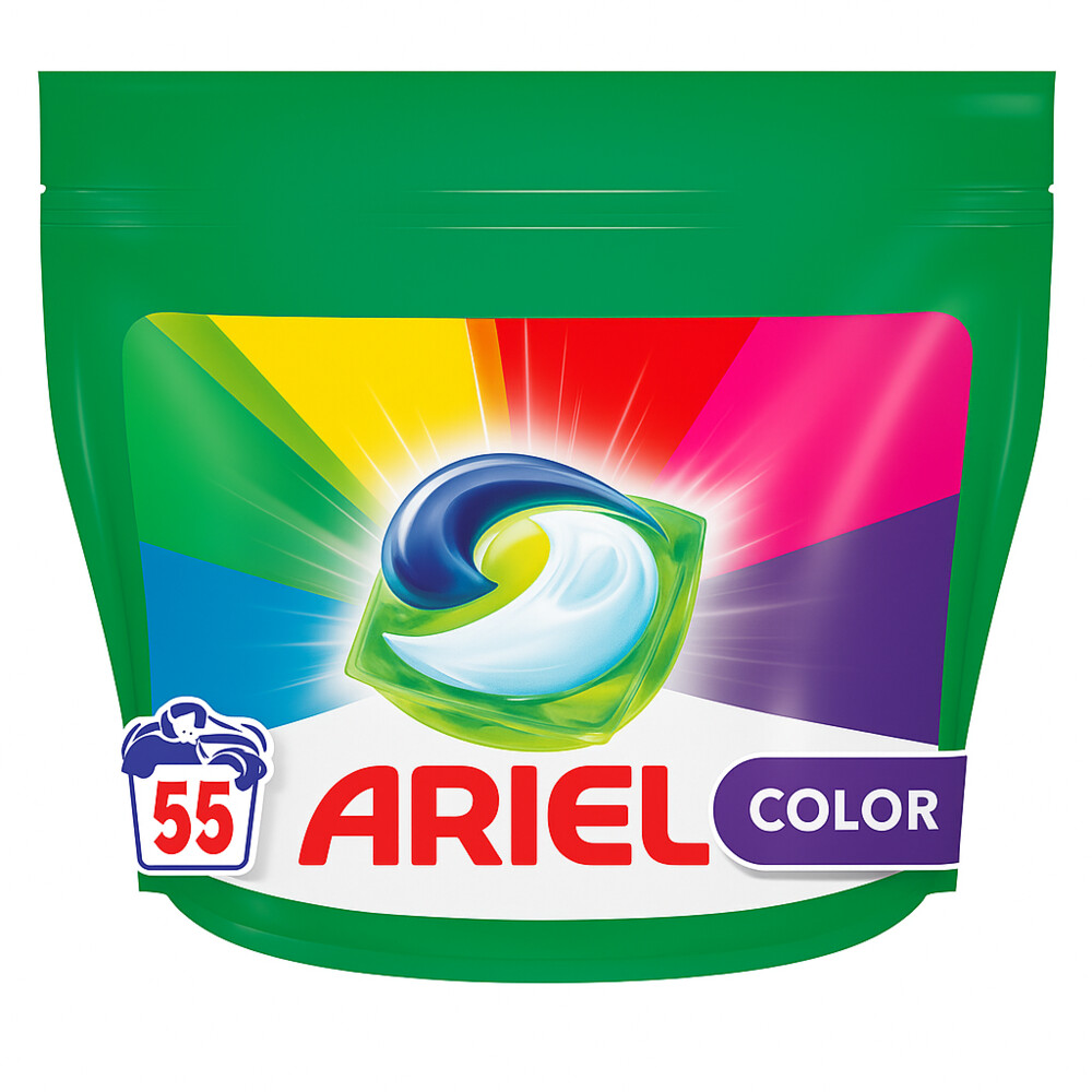 Ariel Wasmiddel 3in1 Pods Color 55 stuks