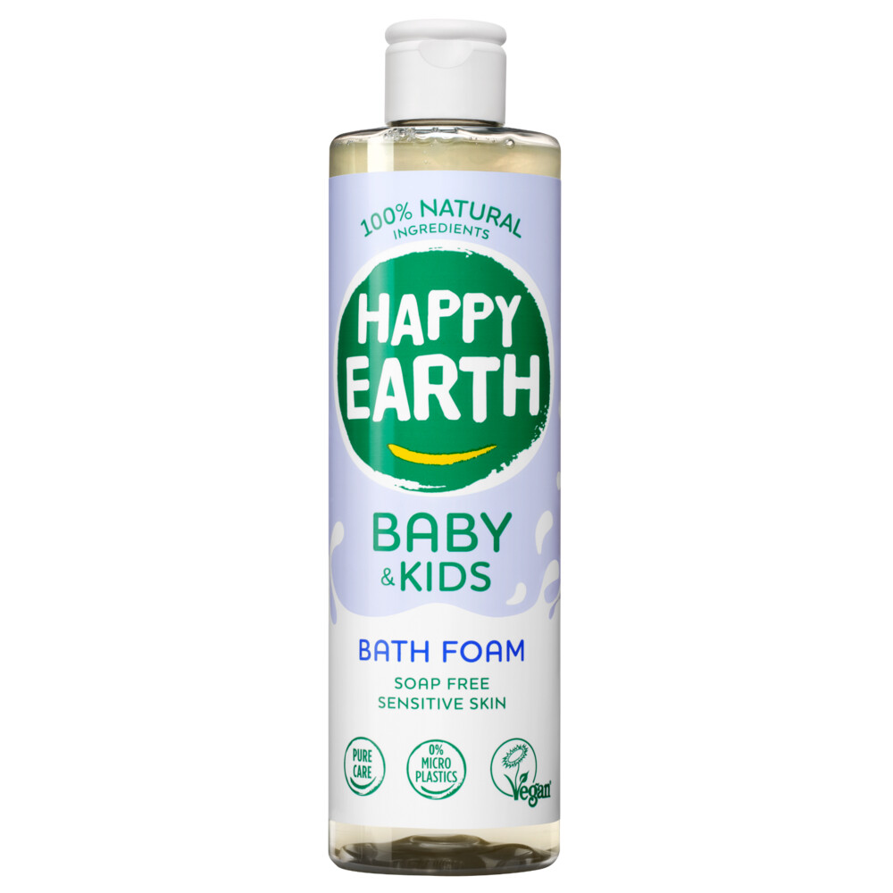 Happy Earth Baby&Kids 100% Natuurlijk Badschuim 300 Ml