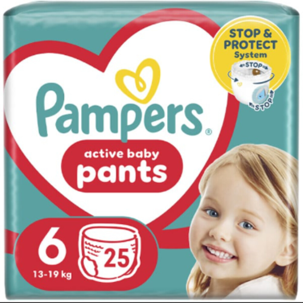 Pampers - Baby Dry Pants - Luierbroekjes - Maat 6 - 25 Stuks
