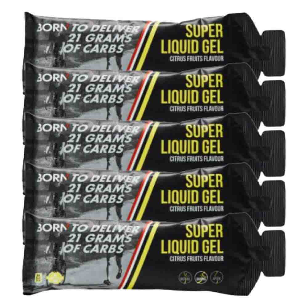 5x Born Drinkgel Super Liquid Citrus 55 ml