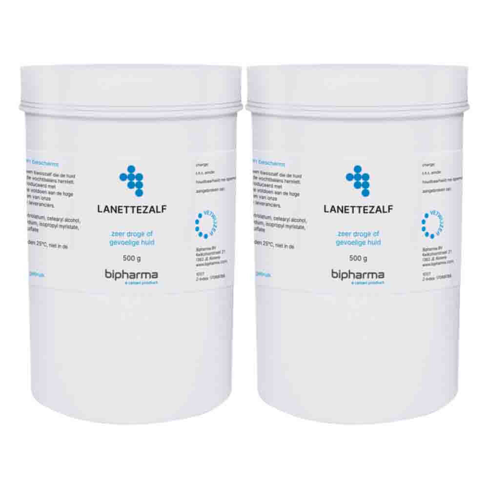 2x Bipharma Lanettezalf 500 gr