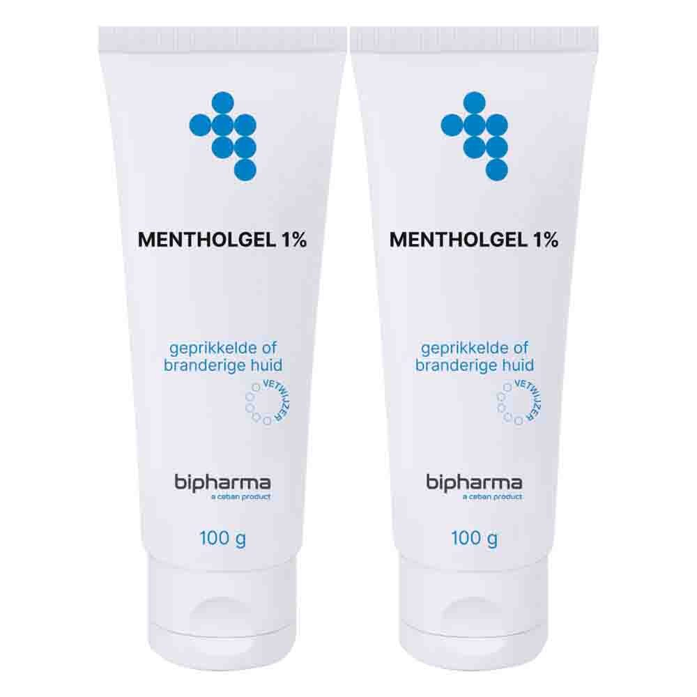 2x Bipharma Mentholgel 1% 100 gr