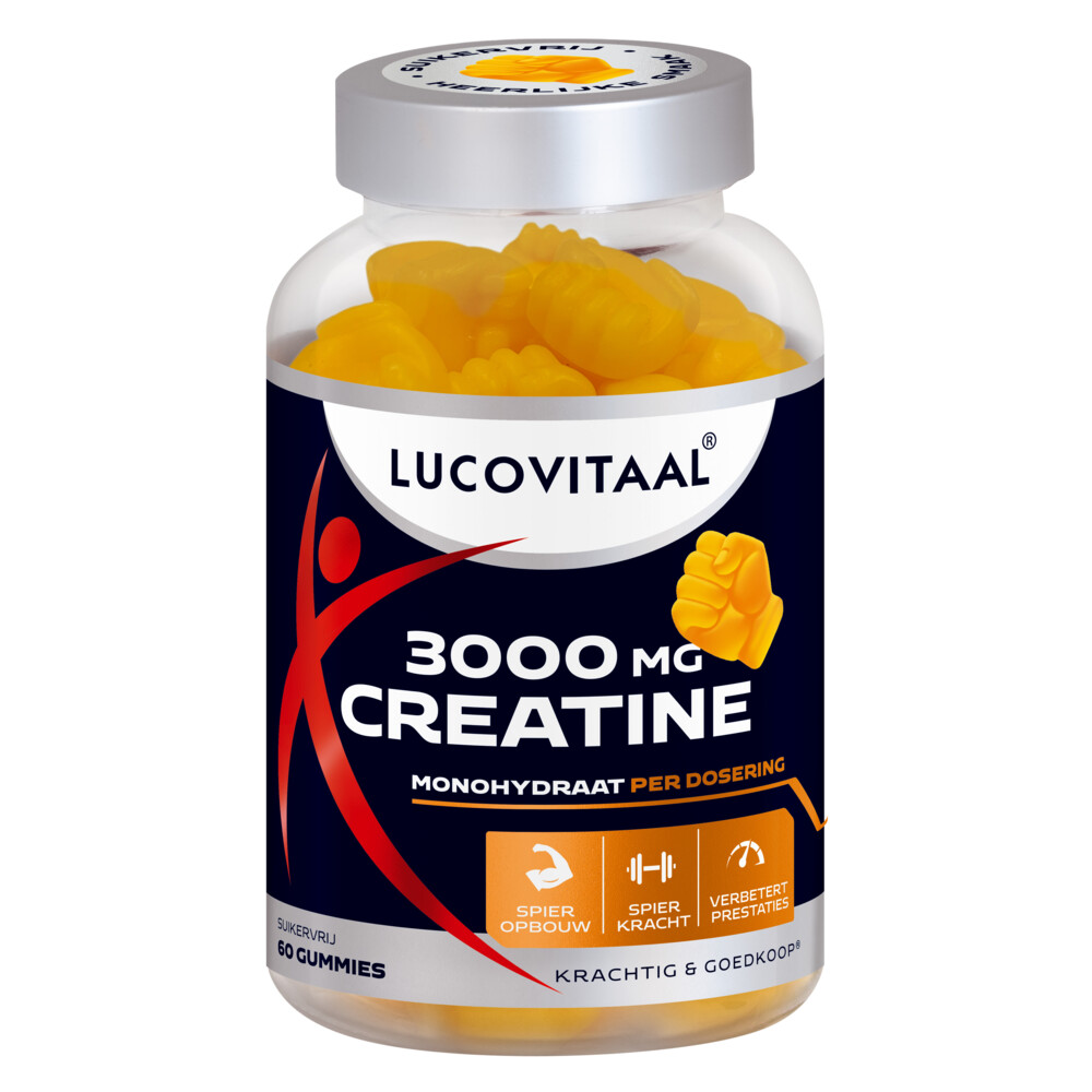 Gratis, Lucovitaal Creatine 3000mg Gummies 60 Stuks