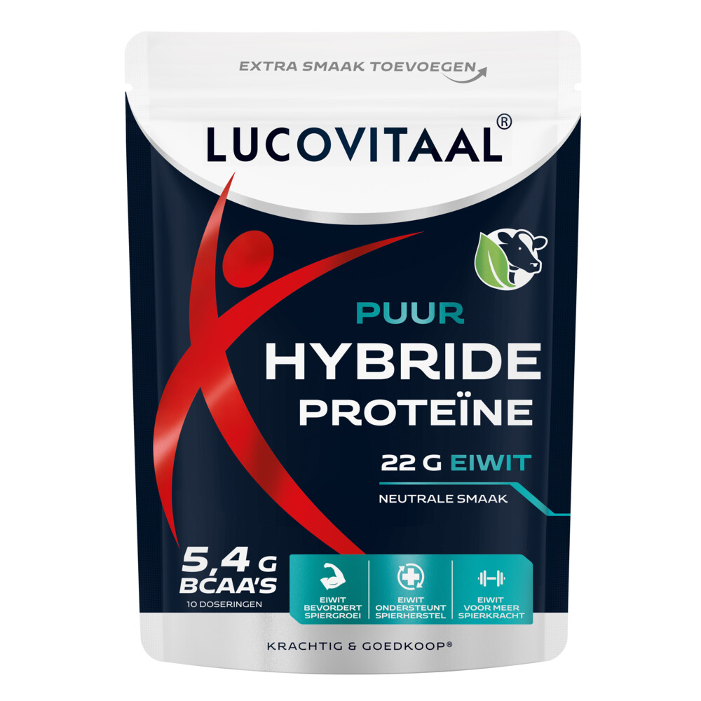 2+3 gratis: Lucovitaal Proteïne Hybride Puur 250 gr