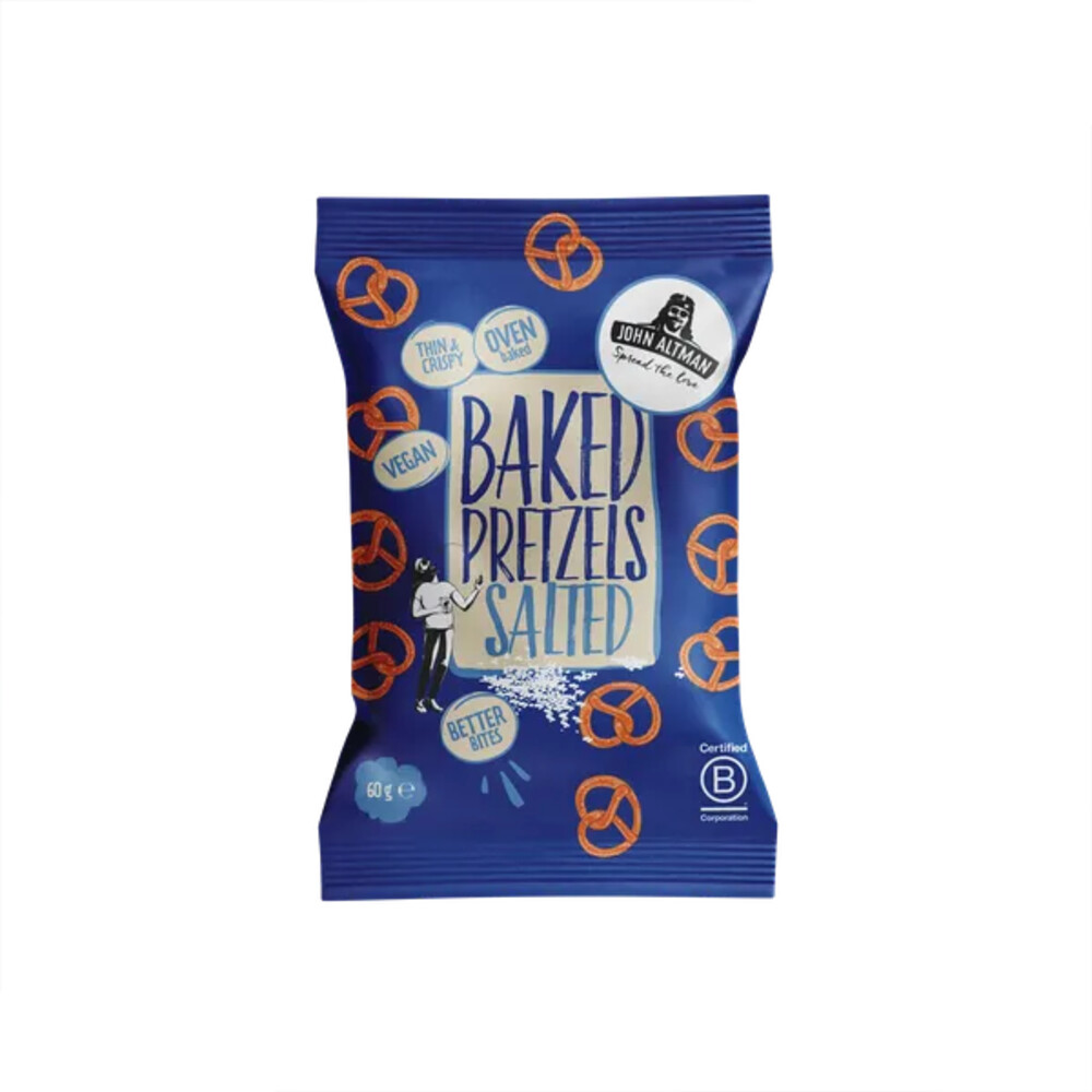 John Altman Pretzels Gezouten 60 gr