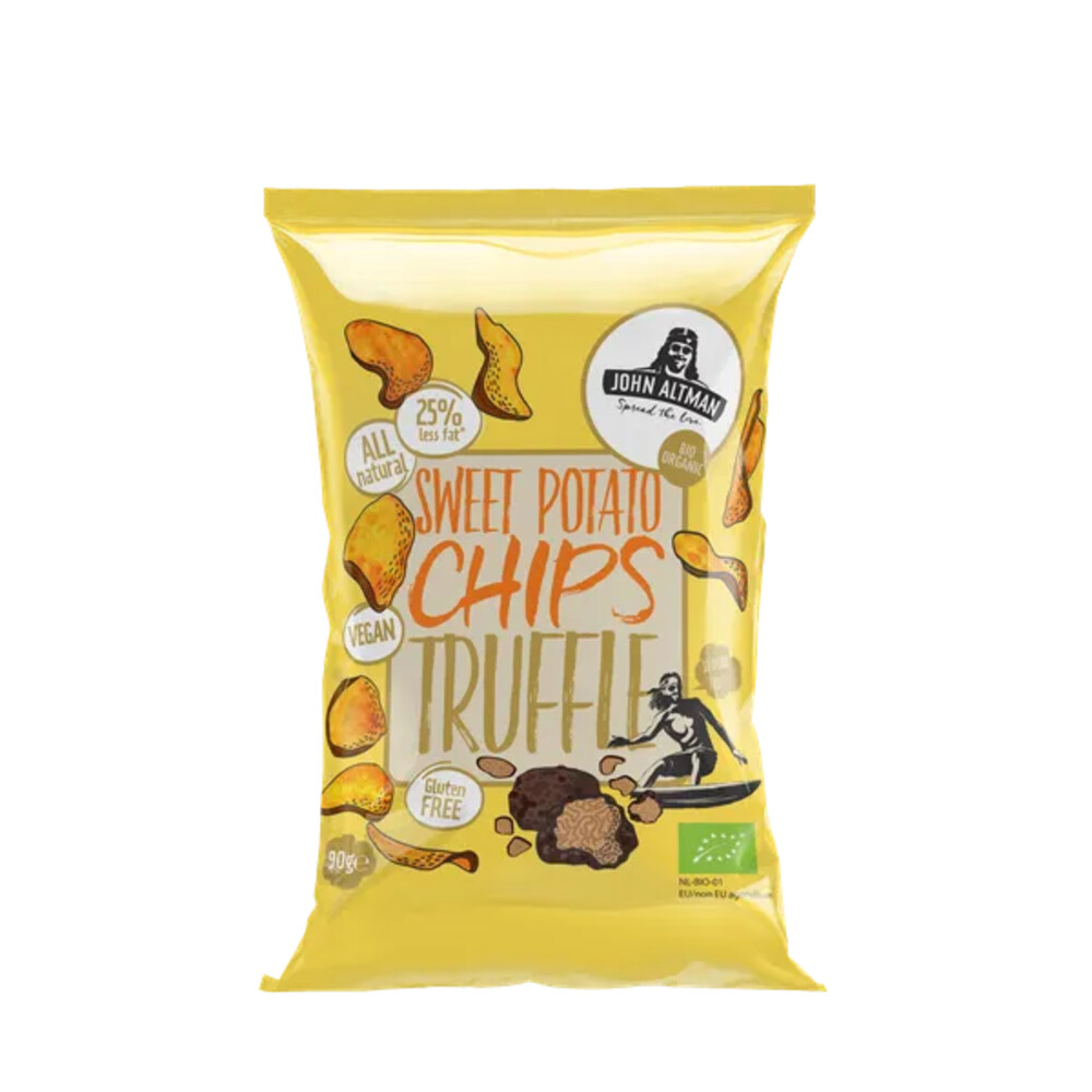 John Altman Zoete Aardappel Chips Truffel 90 gr