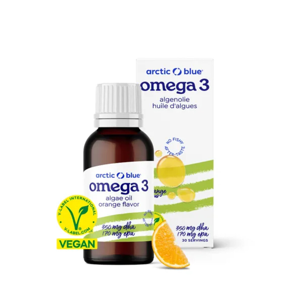 Arctic Blue Omega-3 Algenolie Dha&Epa Sinaasappelsmaak Kind 30 Ml