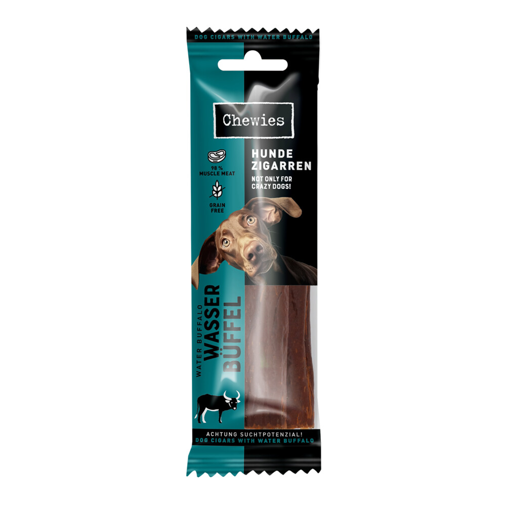 10x Chewies Hondensigaar Waterbuffel 75 gr
