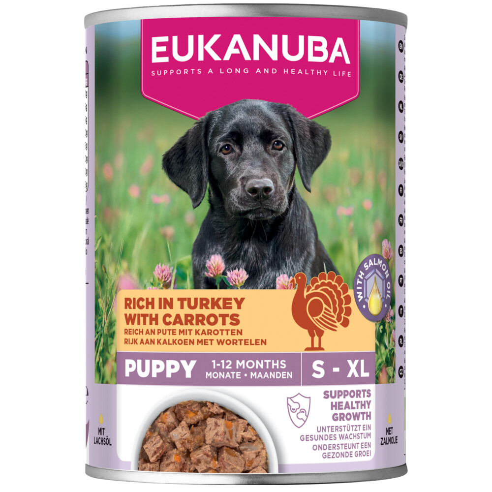 Eukanuba Life Care Dog Hondenvoer Nat Puppy Turkey&Carrot 400 gr