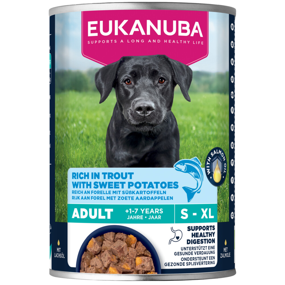 Eukanuba Life Care Dog Hondenvoer Nat Adult Trout&Sweet Potaties 400 gr