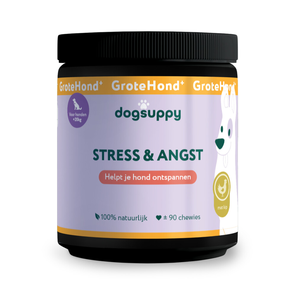 DogSuppy Grote Hond Anti Stress Kip 90 stuks