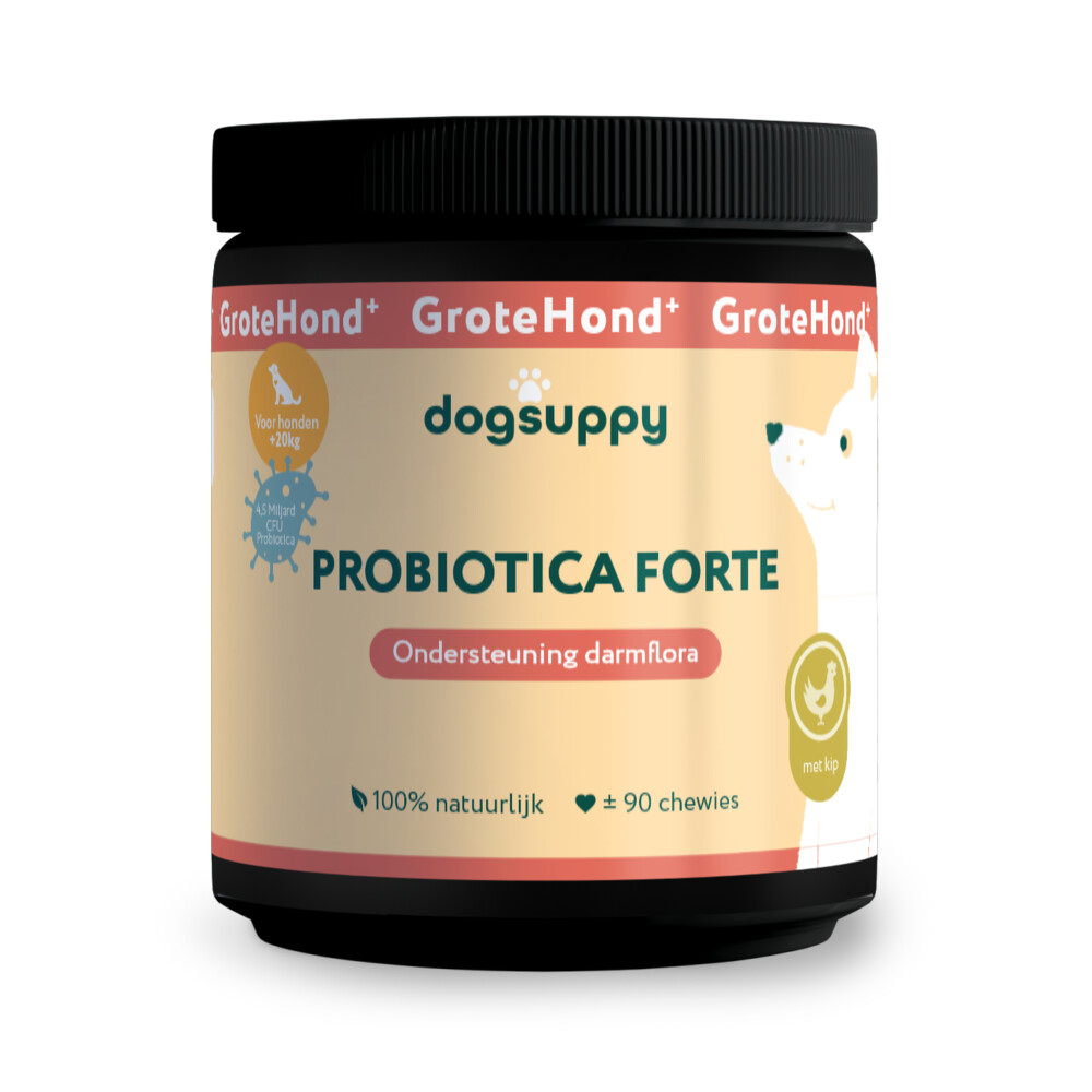 DogSuppy Grote Hond Probiotica Kip 90 stuks