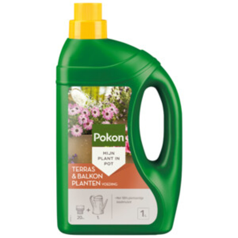 9x Pokon Plantenvoeding Terras&Balkon 1 liter
