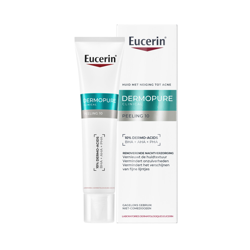 Eucerin DermoPure Clinical Peeling 10 Renoverende Nachtverzorging 40 ml