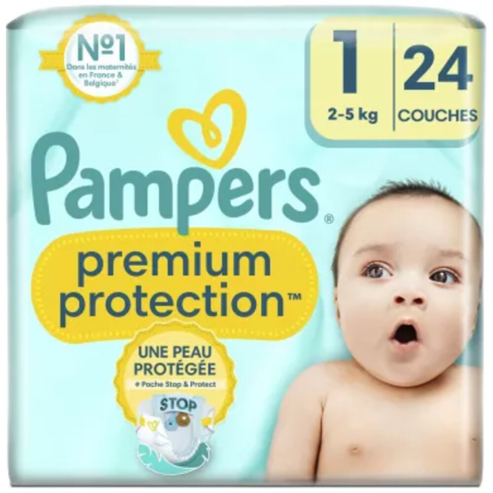 Pampers - Premium Protection - Maat 1 - Mega Pack - 72 stuks - 2/5 KG