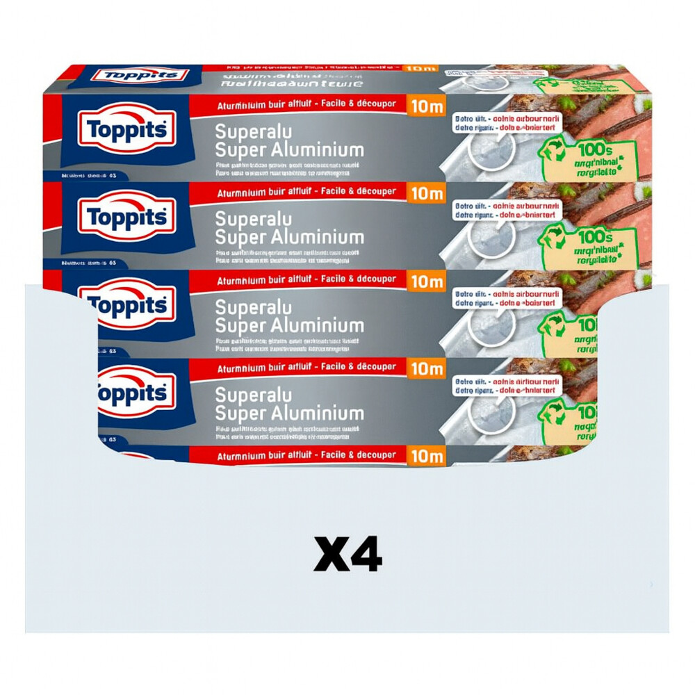 Toppits Super Aluminiumfolie 4-pack 40 meter