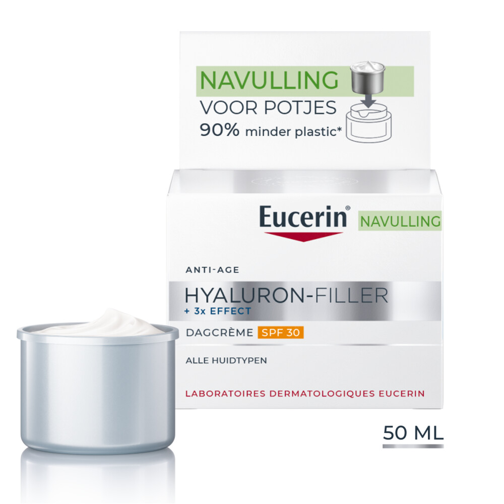 Eucerin Hyaluron-Filler +3x Effect Dagcreme Spf 30 Navuling 50 Ml
