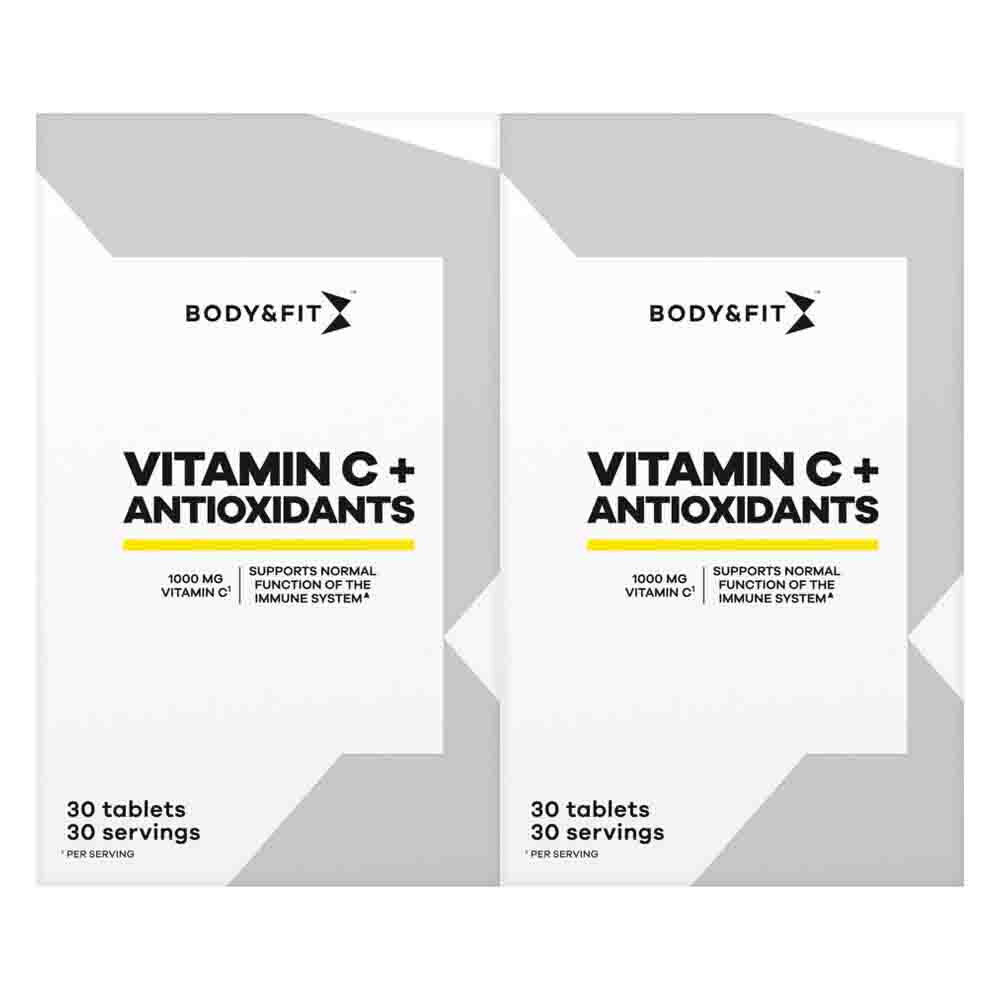 2x Body & Fit Vitamin C + Antioxidant 30 tabletten
