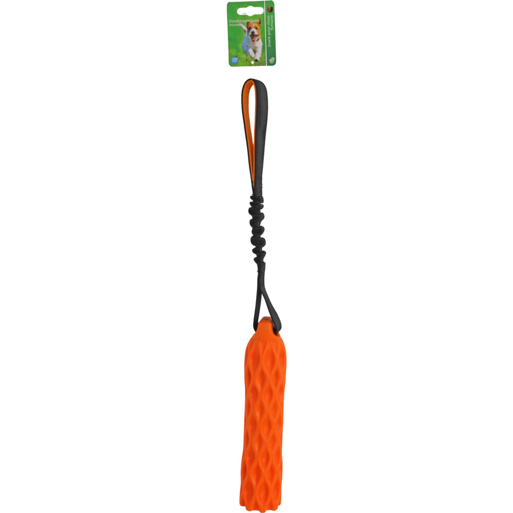 Boon Apportdummy Oranje Thermoplastisch Rubber + Stretchlus + Piep 25 cm