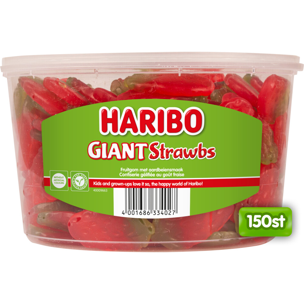 Haribo Aardbeien 150 stuks