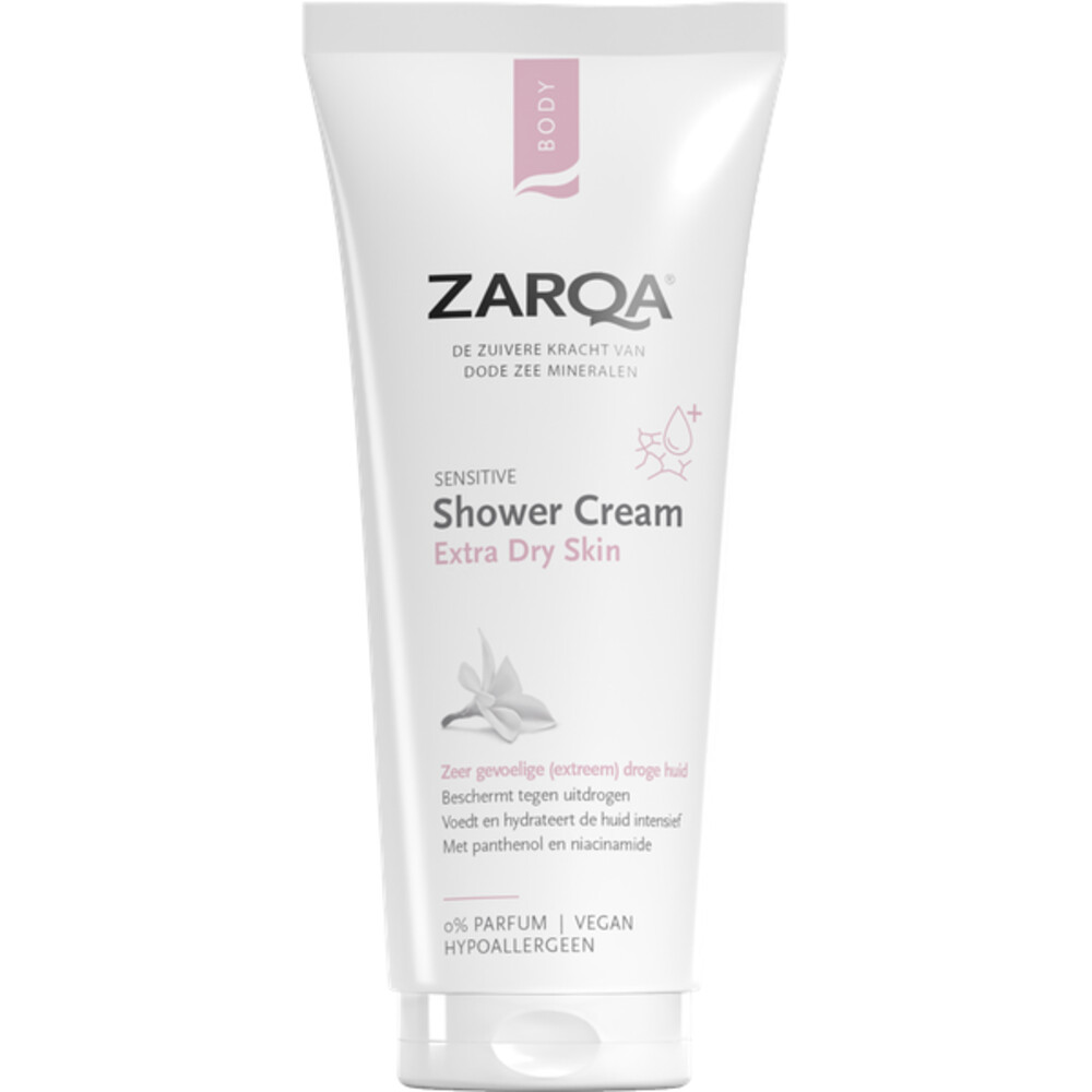 6x Zarqa Shower Cream Dry Skin Sensitive 200 ml