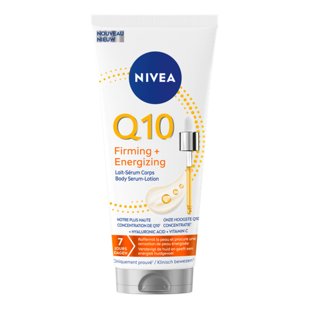 1+1 gratis: NIVEA Verstevigende Body Serum-Lotion Q10 Crème 200ml