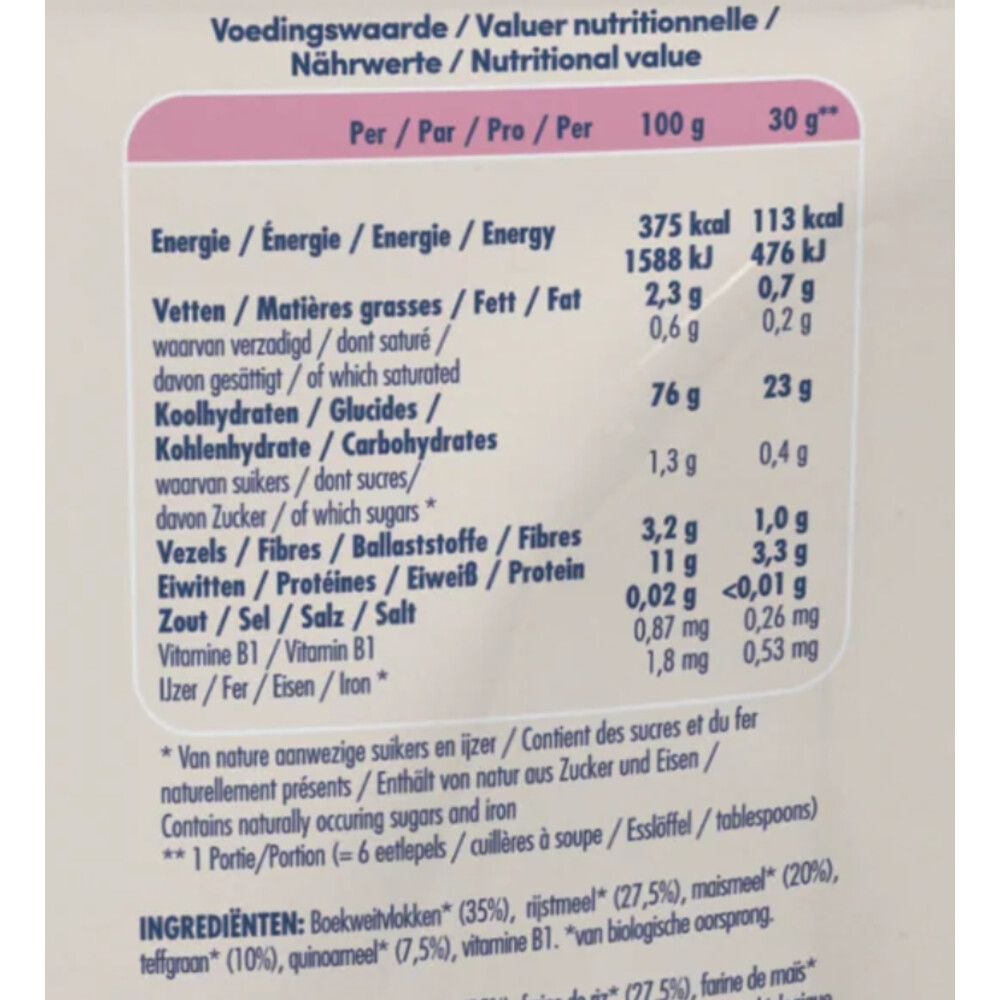 Pure Goat Bio Pap 5 Granen 6+ mnd 200 gr, foto 3