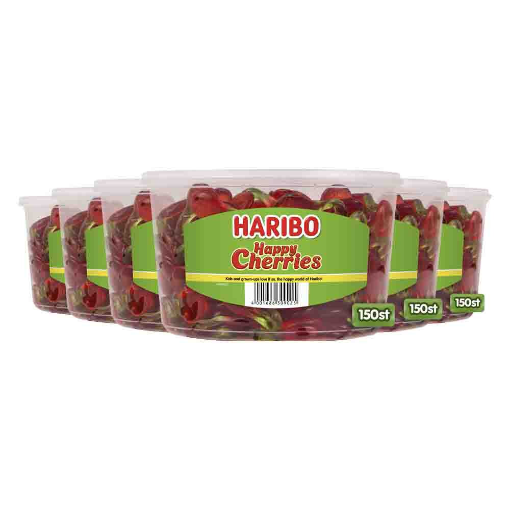 6x Haribo Happy Cherries 150 stuks