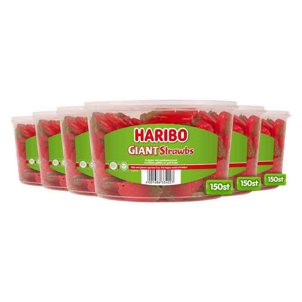 6x Haribo Aardbeien 150 stuks
