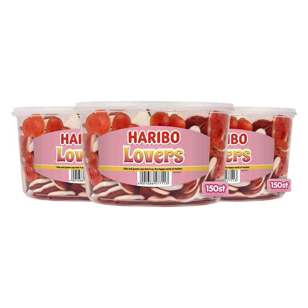 3x Haribo Lovers 150 stuks