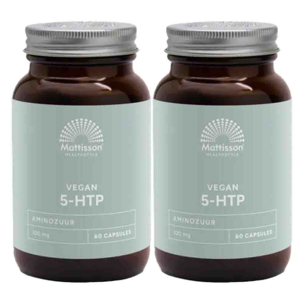 2x Mattisson 5-HTP 100mg 60 capsules