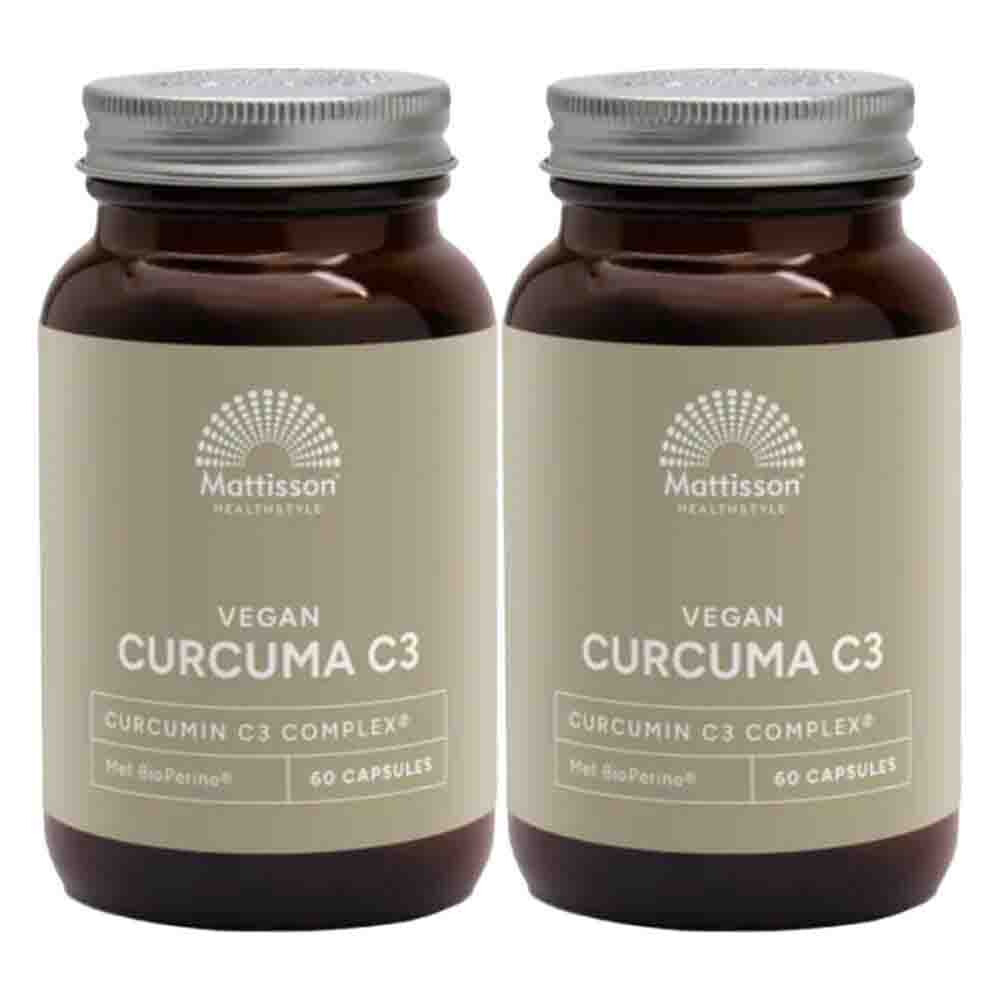 2x Mattisson Curcuma C3 60 vegacapsules