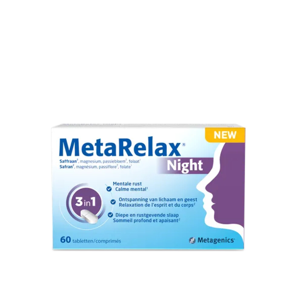 Gratis Verzending: Metagenics MetaRelax Night 60 tabletten