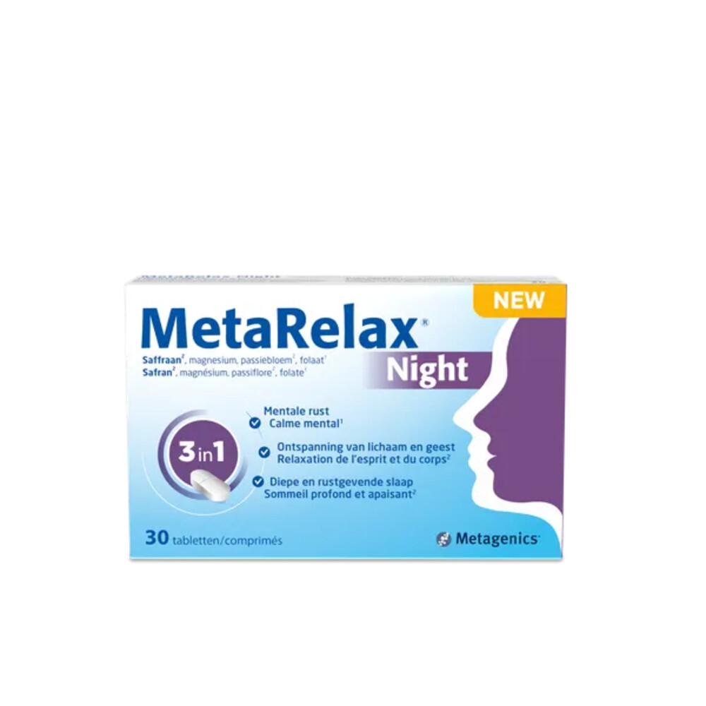 Metagenics MetaRelax Night 30 tabletten