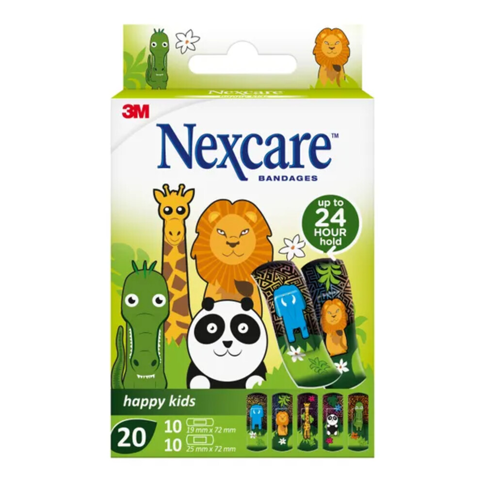 Nexcare Pleister Happy Kids Dieren 20 stuks