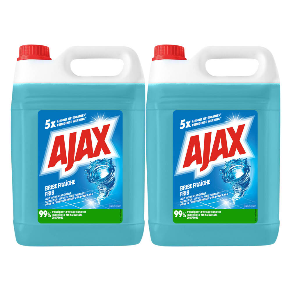 2x Ajax Allesreiniger Fris 5 liter