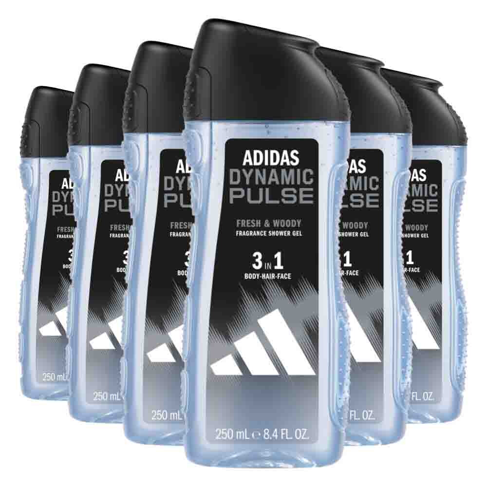 6x Adidas Shower Gel Dynamic Pulse 250 ml