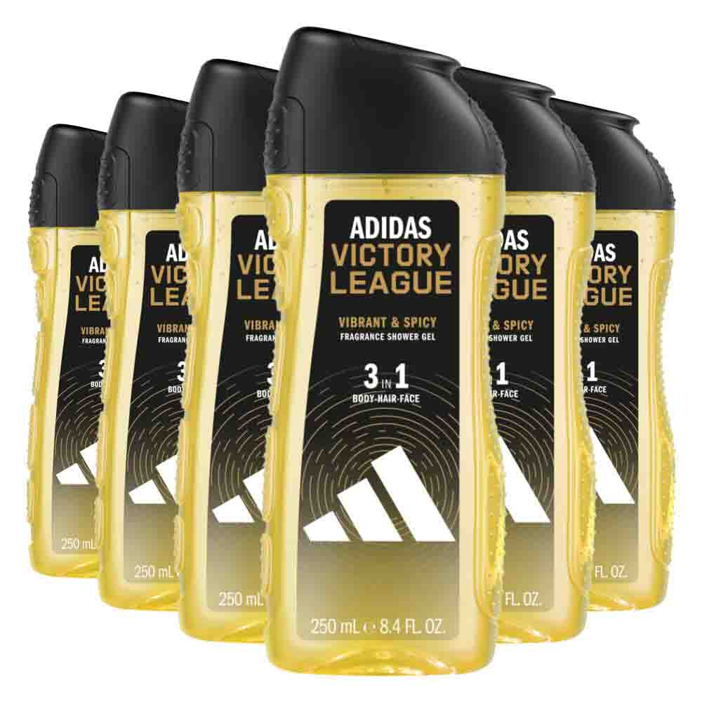 6x Adidas Shower Gel Victory League 250 ml