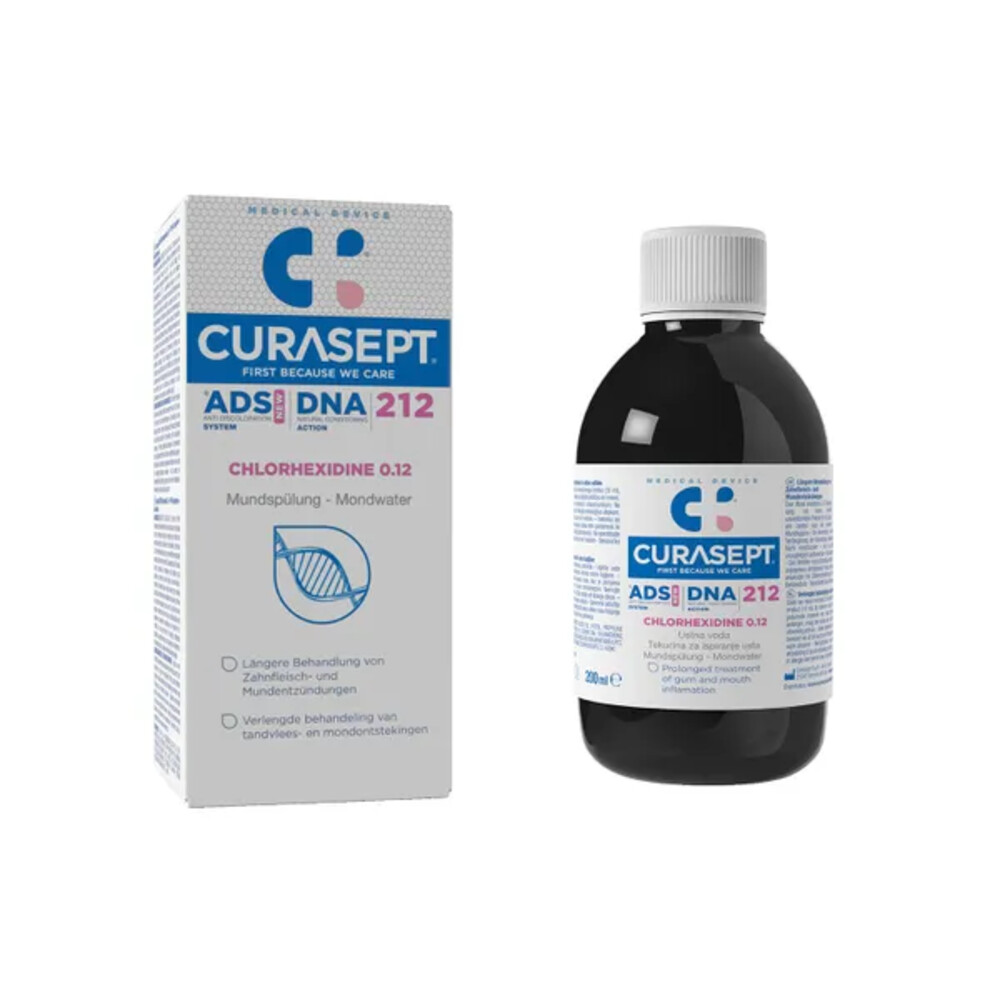 Curasept Mondspoeling ADS DNA 212 0,12% CHX 200 ml