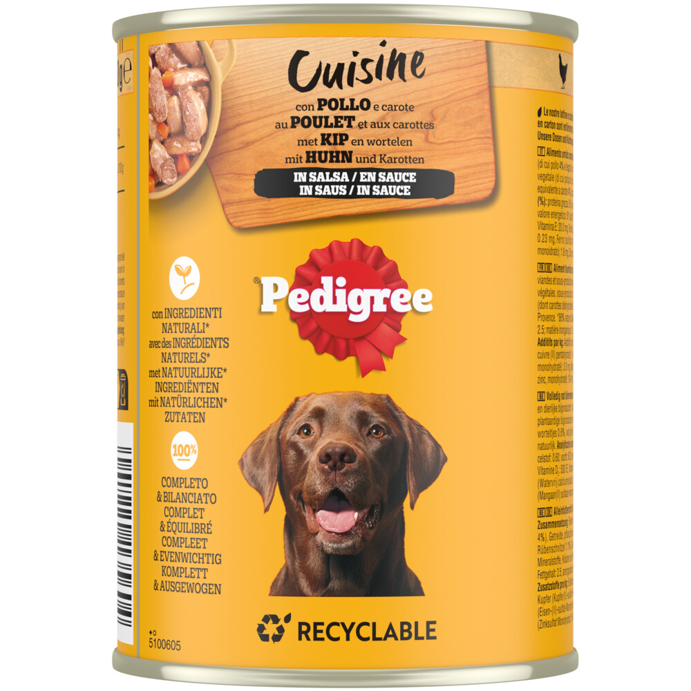 Pedigree Blik Hondenvoer Adult Kip 400 gr