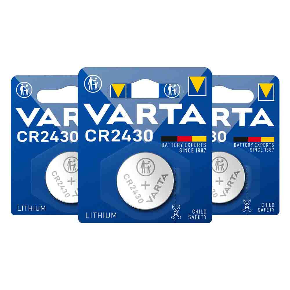 3x Varta Lithium Coin CR2430 Blister