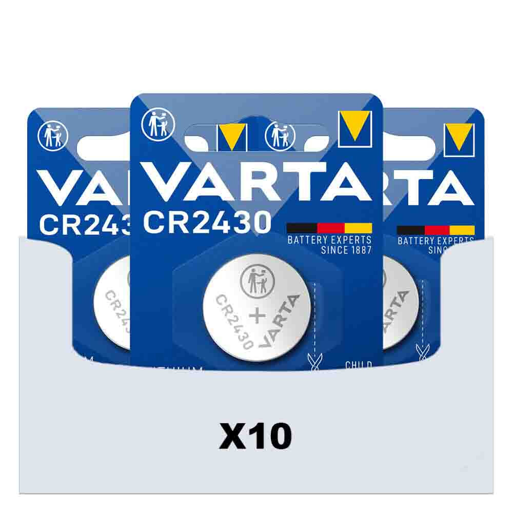 10x Varta Lithium Coin CR2430 Blister
